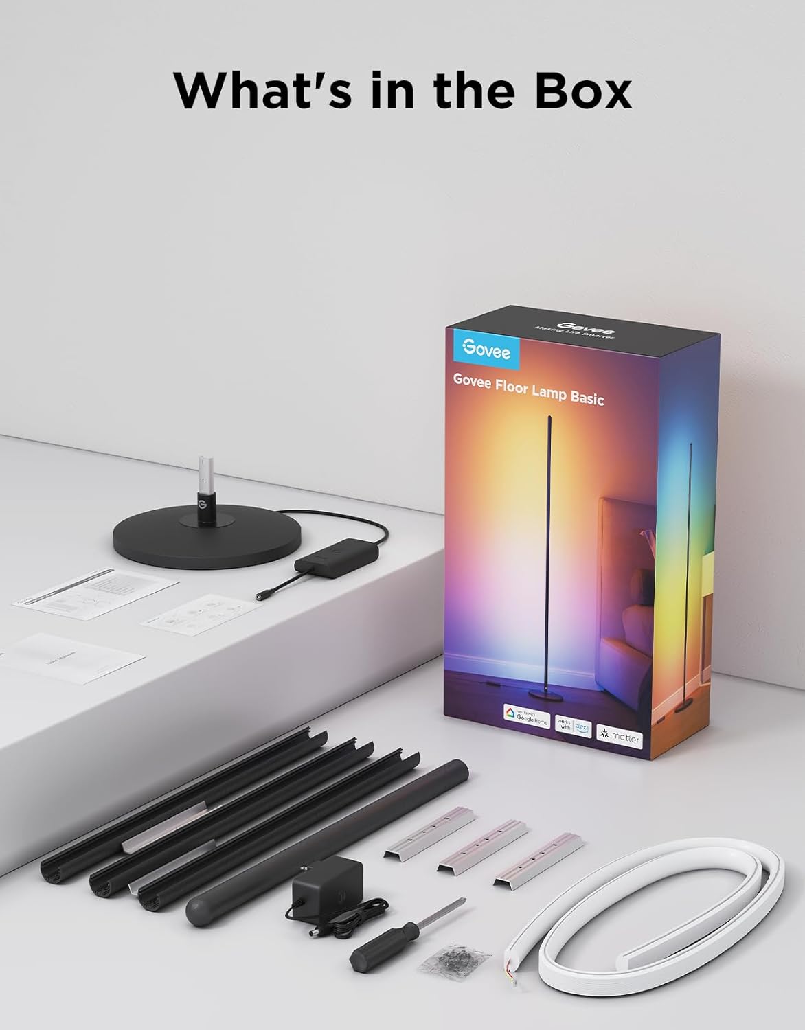 Aura Smart Gradient Corner Lamp