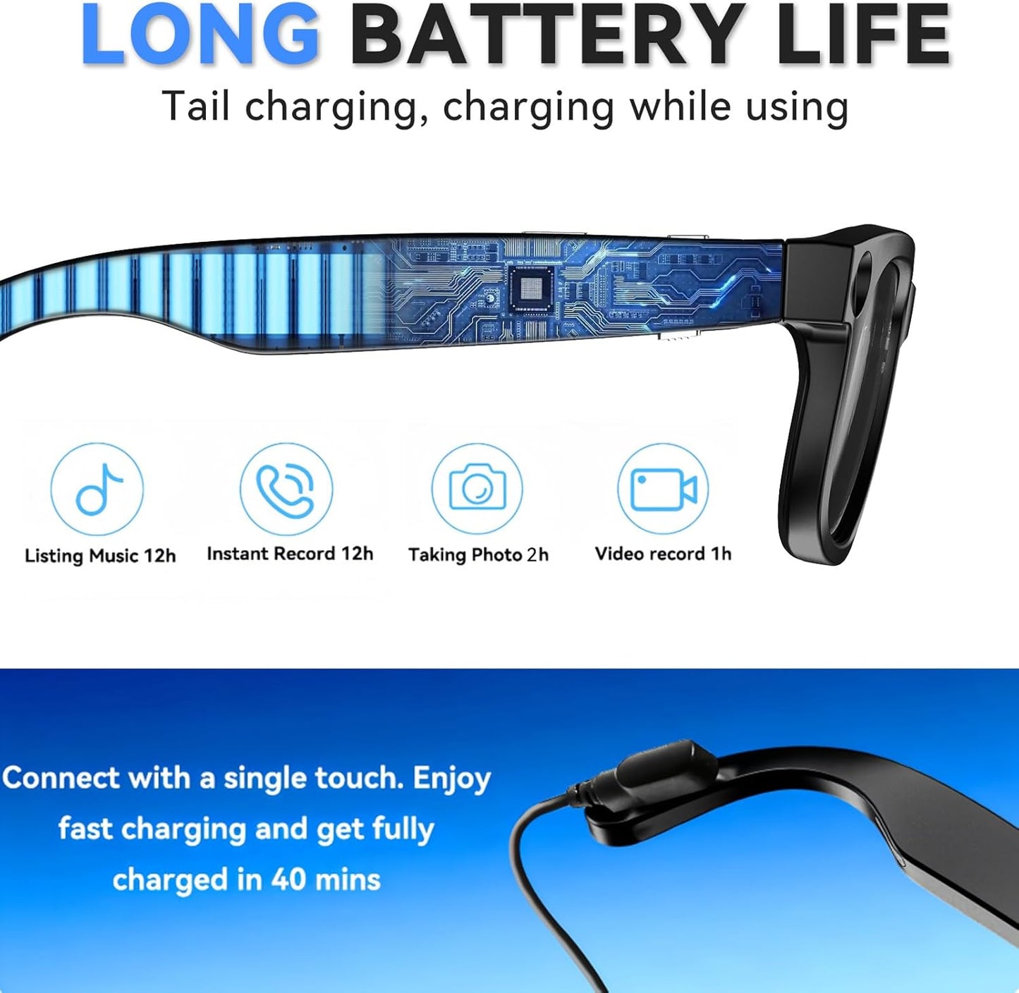 AI Vision Capture Glasses