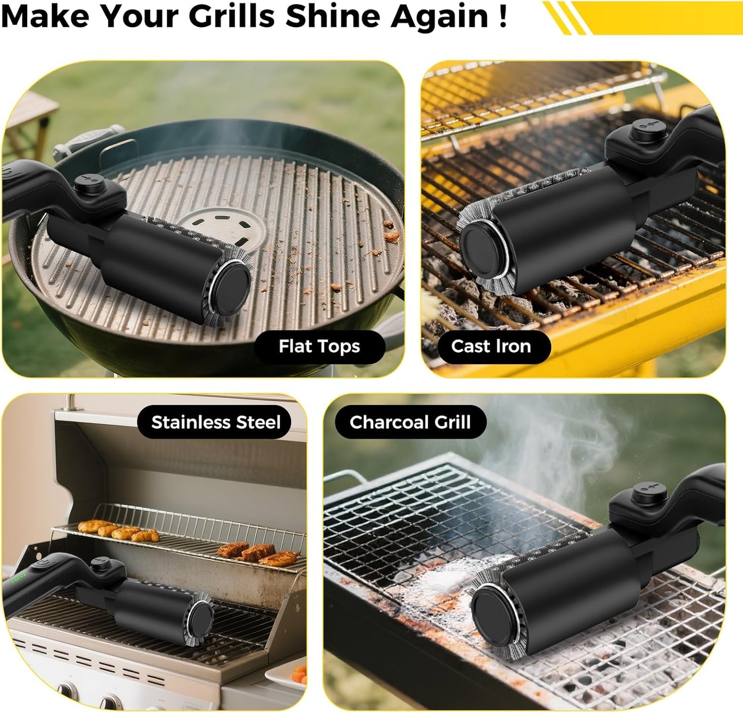 Pro Electric Rotary Grill Brush